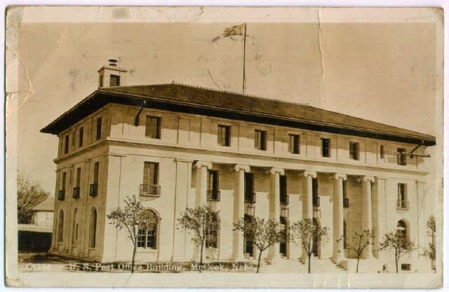 Historic view 2 of the Old Post Office and Federal Building in McCook, Nebraska