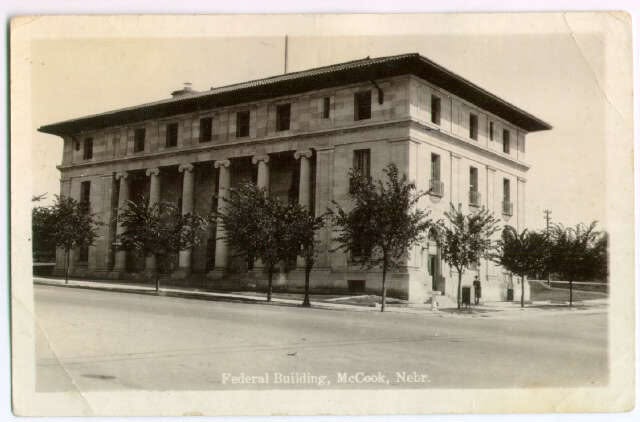Historic view 4 of the Old Post Office and Federal Building in McCook, Nebraska