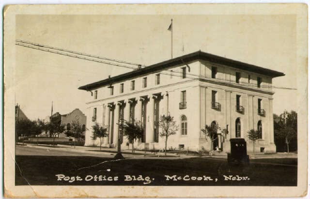Historic view 5 of the Old Post Office and Federal Building in McCook, Nebraska